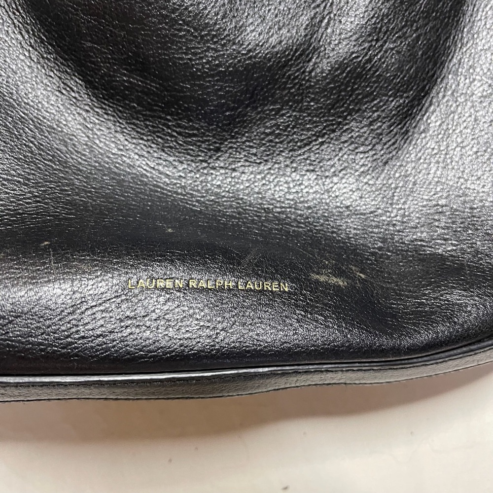 Ralph Lauren Black Leather Women's Bag - Picture 4 of 8